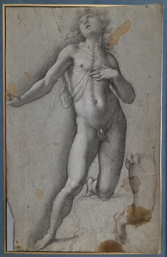 Cristoforo RONCALLI - A Kneeling Male Nude | MasterArt